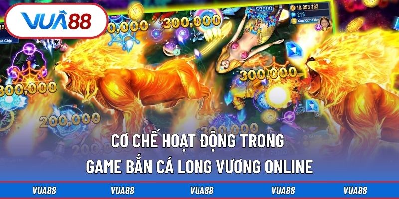 Cơ chế hoạt động trong game bắn cá long vương online